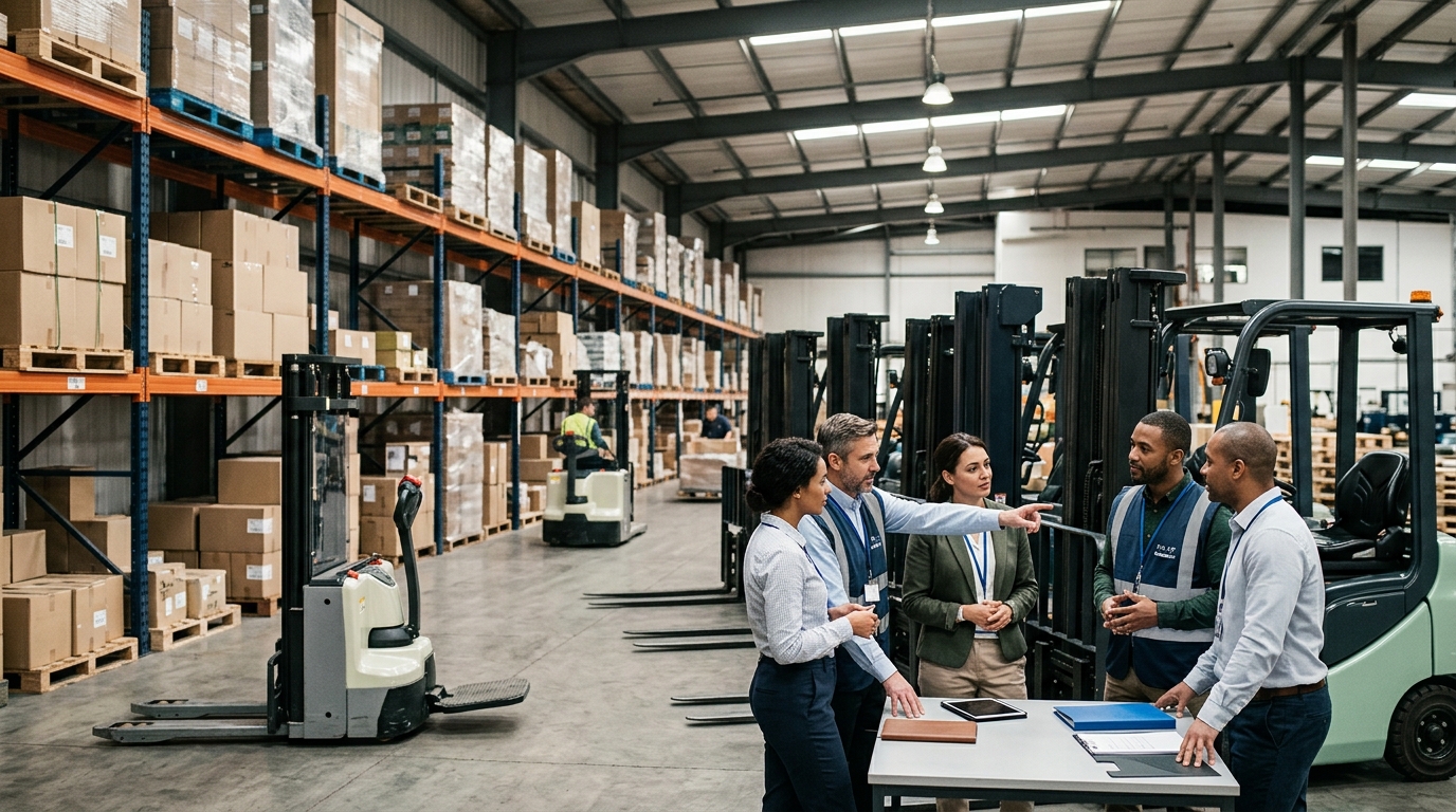 Illustration: Forklift Fleet Leasing for 3PLs: A Guide to Financing in 2026