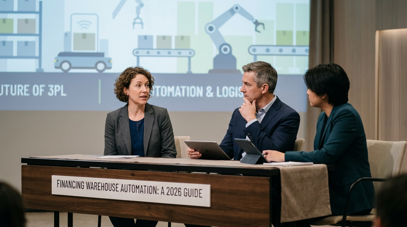 Illustration: Financing Warehouse Automation Technology: A 2026 Guide for 3PLs
